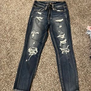 American eagle super stretchy jeans. Low waist.